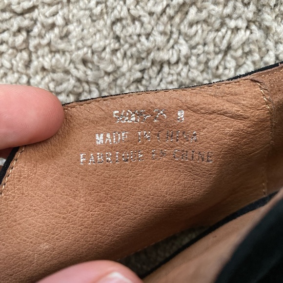 Jeffrey Campbell Free People Black Suede Block Heels - Picture 3 of 7